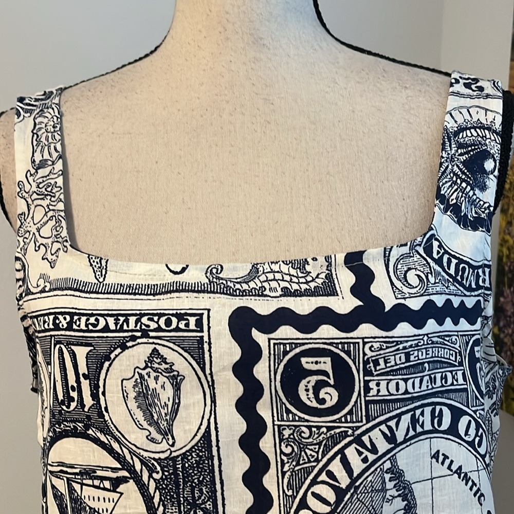 NWT Nicole Miller Artelier Crop Top - Picture 2 of 11